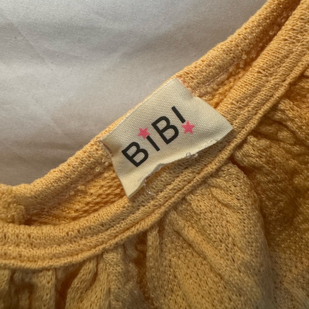 BiBi Ruffled Knit Tank Top - Cream - Picture 5 of 5